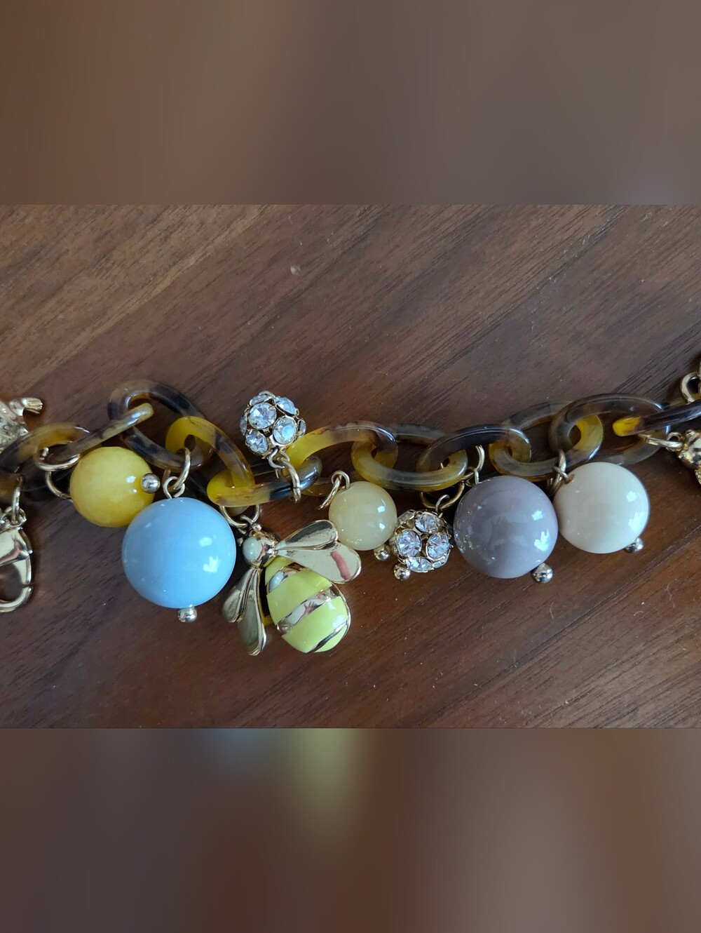 Vintage Fun Joan Rivers Charm Bracelet